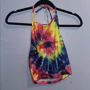 Tie-Dye Halter Top
